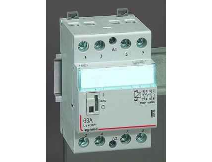 Силовое реле 4-пол. 63А 4НО 230V рук. CX3 Legrand