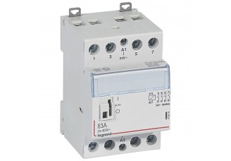 Силовое реле 4-пол 63А 4НО 24V рук. CX3 Legrand