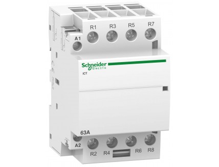 Модульный контактор iCT 63А 240В 4НЗ Schneider Electric