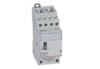 Силовое реле 4-пол. 25А 4НО 230V малошумн. с рук. CX3 Legrand
