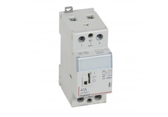 Силовое реле 2-пол 40А 2НО 24V рук. CX3 Legrand