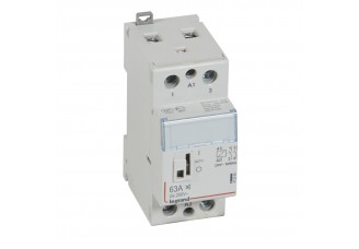 Силовое реле 2 полюса 63А 2НО 230V малошумное с рукоятью CX3 Legrand
