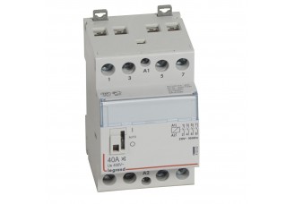 Силовое реле 4-пол. 40А 4НО 230V малошумн. с рук. CX3 Legrand