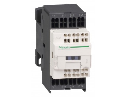 КОНТАКТОР D 4P (4НО),АС1 40 А,НО+НЗ,24V DС,2.4 ВТ,РАСШ. ДИАПАЗОН,ОГРАН. ПЕР
