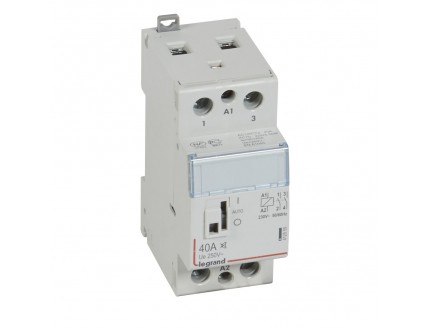 Силовое реле 2 полюса 40А 2НО 230V малошумное с рукоятью CX3 Legrand