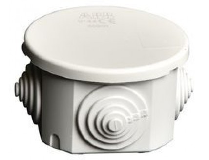 Коробка распаячная 60мм круглая IP44 с гермоввод. ABB