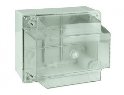 Коробка ответвительная с гладкими стенками, прозрачная, IP56, 190х145х135мм