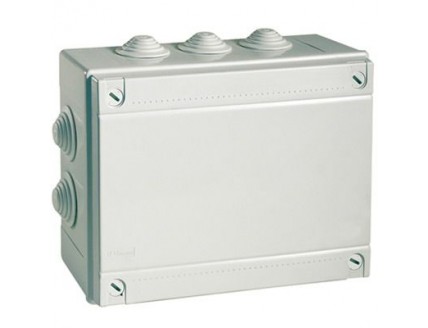 Коробка ответвит. с кабельными вводами, IP55, 120х80х50мм