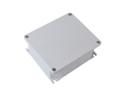 Коробка ответвительная алюминиевая окрашенная,IP66, RAL9006, 294х244х114мм
