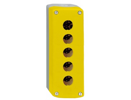 Пост кнопочный IP65 на 5 мест для XB5 жёлтый