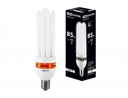 Лампа люминесцентная энергосберегающая TDM Е40 85Вт 5U 10000 ч. холодный белый 170-240В