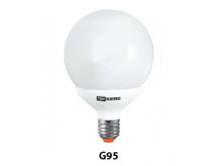 Лампа энергосберегающая КЛЛ-G95-20 Вт-4000 К–Е27 TDM