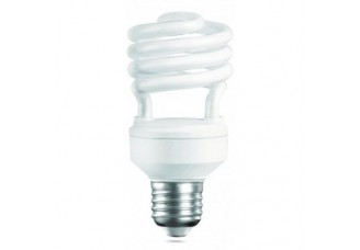 Лампа люминесцентная энергосберегающая Camelion Е27 20Вт "спираль" 8000 ч. теплый белый холодный пуск 230В