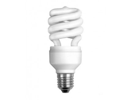 Лампа люминесцентная энергосберегающая Osram Е27 15Вт "спираль" 8000 ч. теплый белый