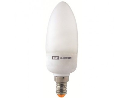 Лампа энергосберегающая КЛЛ-С-11 Вт-4000 К–Е14 TDM (mini)