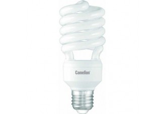 Лампа люминесцентная энергосберегающая Camelion Е27 30Вт "спираль" 10000 ч. теплый белый теплый пуск 230В
