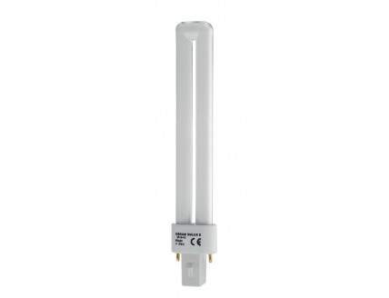 Лампа люминесцентная Osram компактная двухштырьковая G23 "U" 11Вт со стартером теплый белый