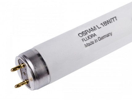 Лампа люминесцентная Fluora Osram Т8 (d26) 600 мм 18Вт G13 для растений и аквариумов