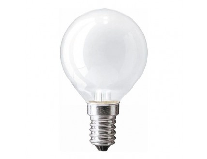 Лампа шар Е14 накаливания матовая 40Вт 230В Philips
