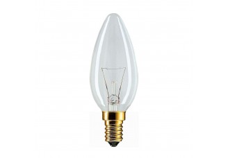 Лампа свеча Е14 накаливания прозрачная 60Вт 230В PILA