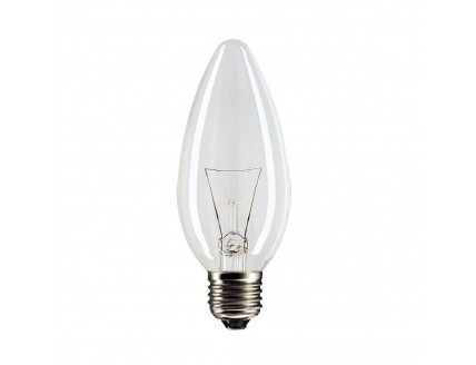 Лампа "свеча" Pila Е27 накаливания прозрачная 40Вт 230В