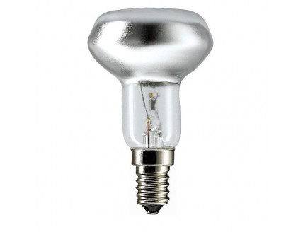 Лампа R50 Е14 накаливания зеркальная прозрачная 25Вт 230В Philips