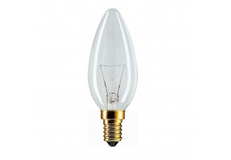 Лампа "свеча" Philips Е14 накаливания прозрачная 60Вт 230В