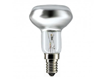 Лампа R50 Е14 накаливания зеркальная прозрачная 40Вт 230В Philips
