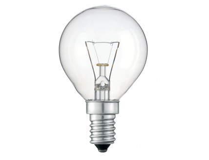 Лампа "шар" Philips Е14 накаливания прозрачная 60Вт 230В