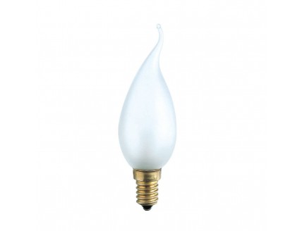 Лампа "свеча на ветру" Philips Е14 накаливания матовая 40Вт 230В