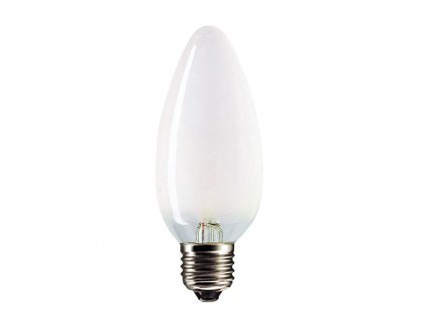 Лампа "свеча" Philips Е27 накаливания матовая 60Вт 230В