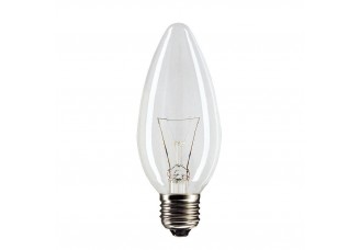Лампа "свеча" Philips Е27 накаливания прозрачная 60Вт 230В