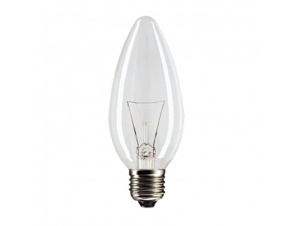 Лампа "свеча" Pila Е27 накаливания прозрачная 60Вт 230В