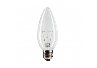 Лампа "свеча" Philips Е27 накаливания прозрачная 40Вт 230В