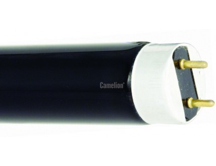 Лампа люминесцентная Camelion 604 мм 18Вт d26 G13 черное стекло (мягкий УФ)