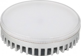 Лампа "таблетка" Camelion GX53 светодиодная (LED) 5Вт теплый белый мгновенный старт 230В
