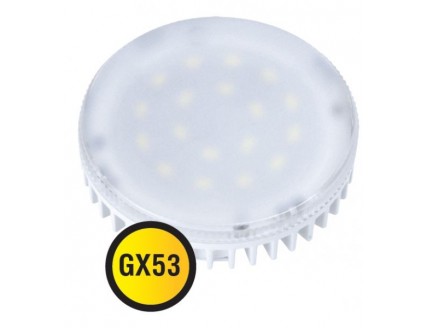 Лампа "таблетка" GX53 светодиод. (LED) 7Вт тепло-бел. мгнов. старт 230В Navigator