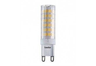 Лампа "капсула" Camelion G9 светодиодная (LED) 6Вт холодный белый 220В