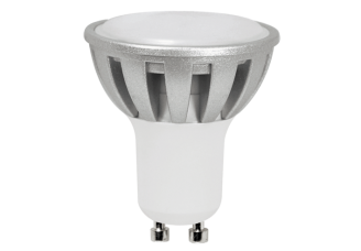 Лампа MR-16 d51 GU10 светодиод. (LED) 7Вт холод.-бел. 230В Jazzway