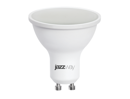 Лампа MR-16 d51 GU10 светодиод. (LED) 5,5Вт холод.-бел. 230В Jazzway
