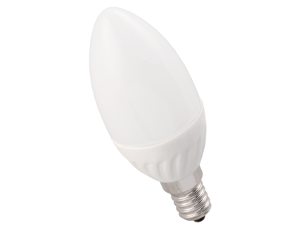 Лампа "свеча" IEK ECO светодиодная (LED) Е14 5Вт 230В теплый белый матовый