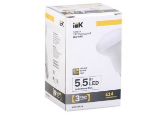Лампа светодиодная R50 рефлектор 5,5 Вт 400 Лм 230 В 3000 К E14 IEK