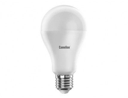 Лампа груша Е27 светодиодная (LED) 15Вт тепло-белый 230В Camelion