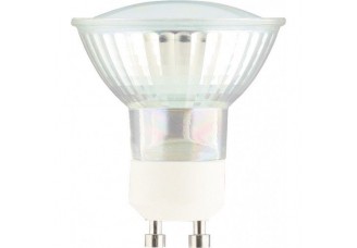 Лампа MR-16 d51 GU10 светодиод. (LED) 3Вт (= 30Вт ГЛН) холод.-бел. 230В Camelion