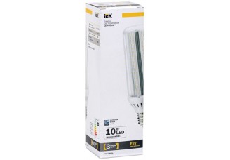 Лампа светодиодная CORN 10 Вт 900 Лм 230 В 4000 К E27 IEK