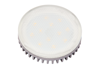 Лампа "таблетка" Jazzway GX53 светодиодная (LED) 12Вт теплый белый мгновенный старт 230В