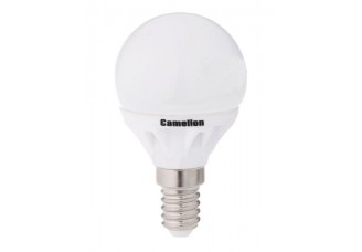 Лампа "шар" Е14 светодиод. (LED) 3Вт холод.-бел. 230В Camelion