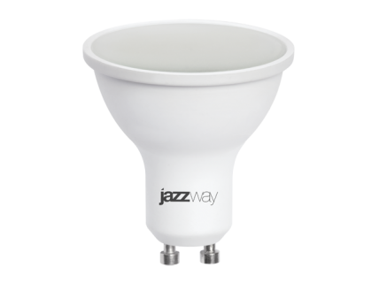 Лампа MR-16 d51 GU10 светодиодная (LED) 9Вт тепло-белый 230В Jazzway
