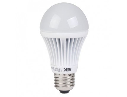 Лампа "груша" Е27 светодиод. (LED) 4,9Вт тепло.-бел. 230В ИЭК
