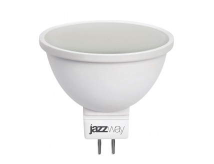 Лампа MR-16 d51 GU5.3 светодиодная (LED) 7Вт (= 50Вт ГЛН) нейтрально-белый 220В Jazzway